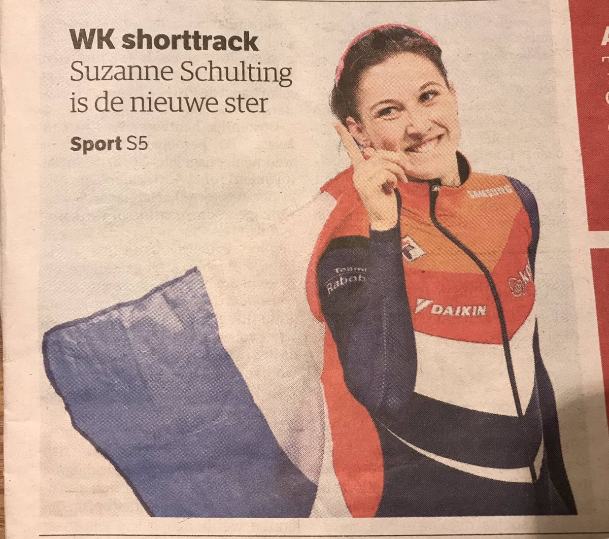 Twee keer voorpagina; de eerste <a href="/parool/">Het Parool</a> en de tweede <a href="/nrc/">NRC</a>. Ik dacht dat <a href="/suzanschulting/">Suzanne Schulting</a> verloren had bij het zien van de 1e foto. Foto 2 laat iets heel ander zien. Is dit nou #genderbias? Wat vinden jullie?