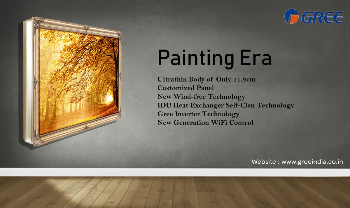 GreeIndia's tweet photo. Painting Era
#GreeIndia #GreeIndiaAirConditioners #IndiasBestAirconditioners #MarketLeaders https://t.co/UVmniYllYj