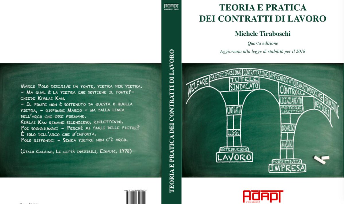 MicheTiraboschi's tweet photo. #Fare per #Imparare. Il caso delle attività di sollecito telefonico per il recupero crediti: quale/i contratto/i di lavoro per gli operatori? Applicare un #Metodo e sviluppare una #Tecnica per scrivere i contratti di lavoro. Oggi a #IRL2019 https://t.co/CMsJM68MHH