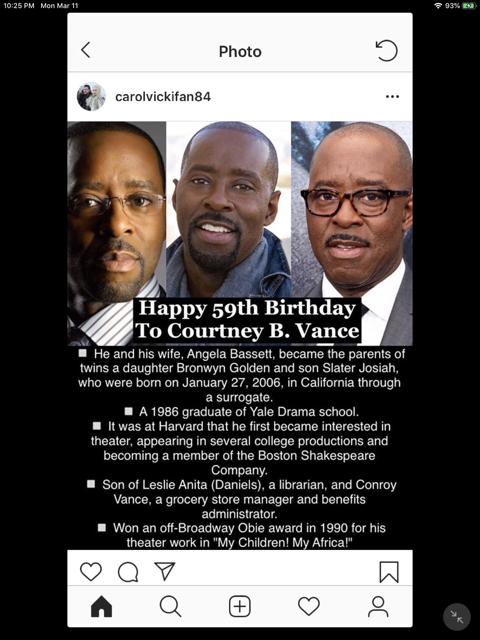 Happy Birthday Courtney B. Vance, Marlon Jackson and Al Jarreau!       