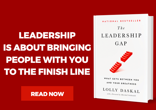 LollyDaskal's tweet photo. Leadership is about bringing people 
with you to the finish line.

LEARN HOW: #1 National #Bestseller >>> “The Leadership Gap” By @LollyDaskal https://t.co/pVKqaI7YVf  #TheLeadershipGap #Book #Leadership #Management #HR https://t.co/TzgQabqdIF