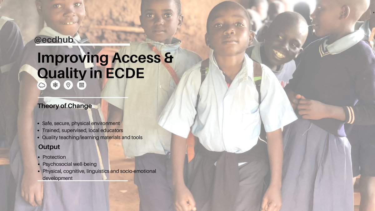 ecdhub's tweet photo. A theory of change #earlychildhooddevelopment #earlychildhoodeducation #earlyyears #ecdhub #SDG4 https://t.co/xl8XfHooYo