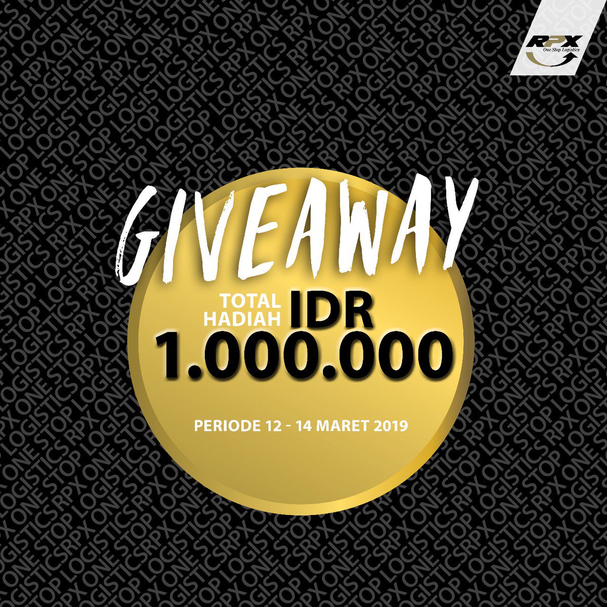 Nahhh ((GIVEAWAY PULSA TOTAL Rp.1.000.000))) Sudah dimulai nih... 
Syarat dan ketentuan bisa kamu cek di Facebook (RPX One Stop Logistics), atau Instagram (rpx_id).
Semoga Beruntung!!!!! 
#RPX #OneStopLogistics #DekatDengatRPX #Giveaway #PulsaGratis #Kuis #Quiz #KuisHunter