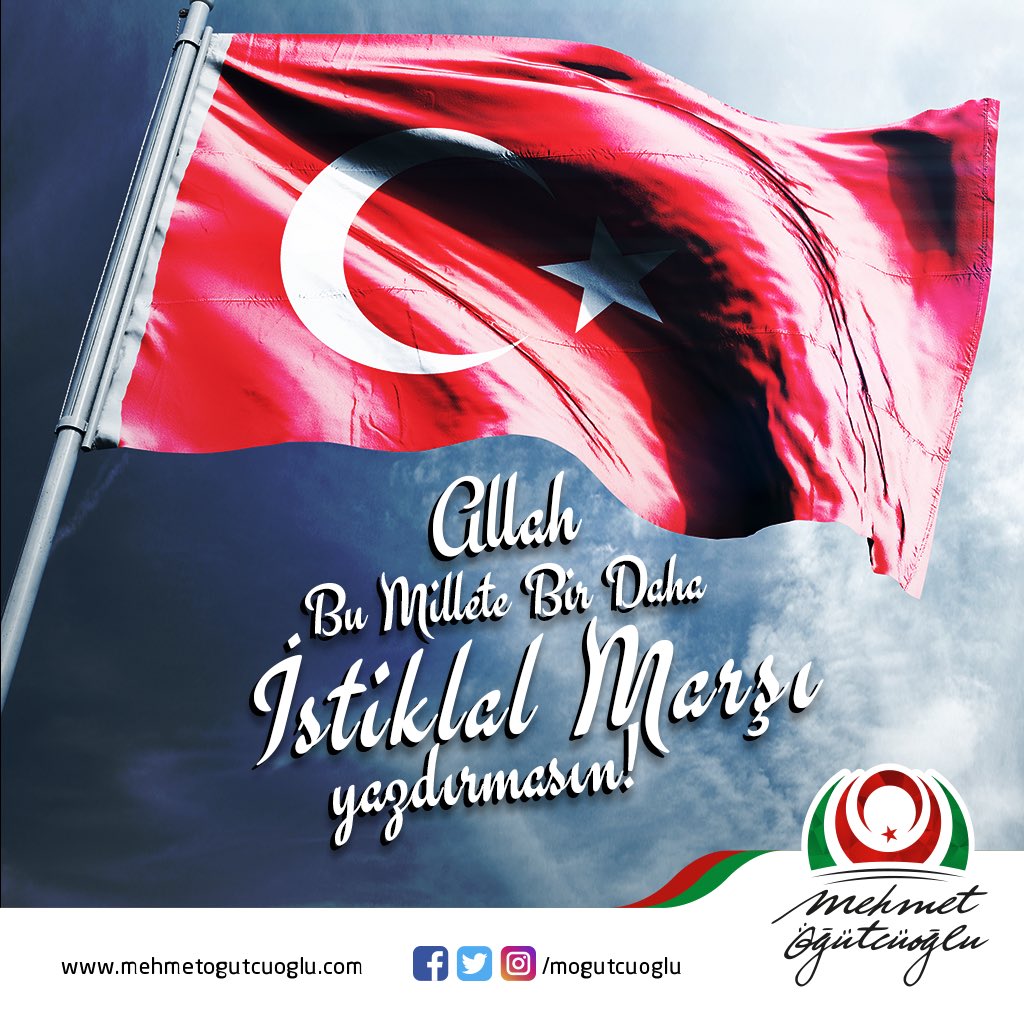 98 yıl önce Türk milletinin istiklal aşkı kelimelere döküldü. 12 Mart İstiklal Marşı’nın Kabulü ve Mehmet Akif Ersoy’u Anma Günü kutlu olsun!

#12mart #istiklalmarşı #türk #türkiye #mehmetakifersoy