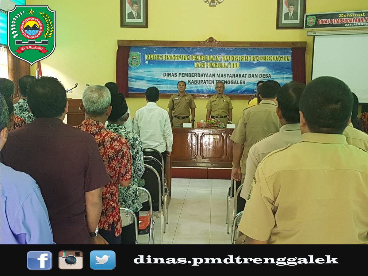 DinaspmdT's tweet photo. BIMTEK PENINGKATAN PENGELOLAAN ADMINISTRASI DAN KELEMBAGAAN BAGI PENGELOLA BKD pada hari Selasa 12 Maret 2019 di aula Dinas PMD Trenggalek. https://t.co/et9XnkqVs4