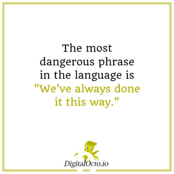 DigitalOcto's tweet photo. The challenge that most of us as entrepreneurs face is that we’re so bogged down by our daily demands and urgent deadlines that we can’t get above the fray to look at things from a broader, more open-minded perspective.
Sounds familiar?

It’s a trap that’s very easy to fall into— https://t.co/DeYKuUzot5