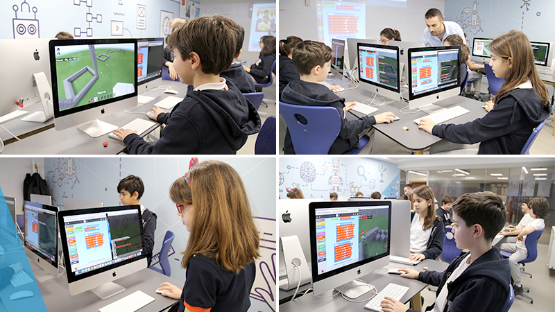 ideokullari's tweet photo. #MinecraftEdu ve #Codeconnection uygulamaları ile Komut Bloklarını kullanan öğrencilerimiz, kodlama ile kendi dünyalarını oluşturdular. ide olarak farklı uygulama ve araçlarla öğrenmeyi eğlenceli hale getirirken, yenilikçi yöntemleri kodlama derslerine entegre ediyoruz. https://t.co/BGzari07Zi