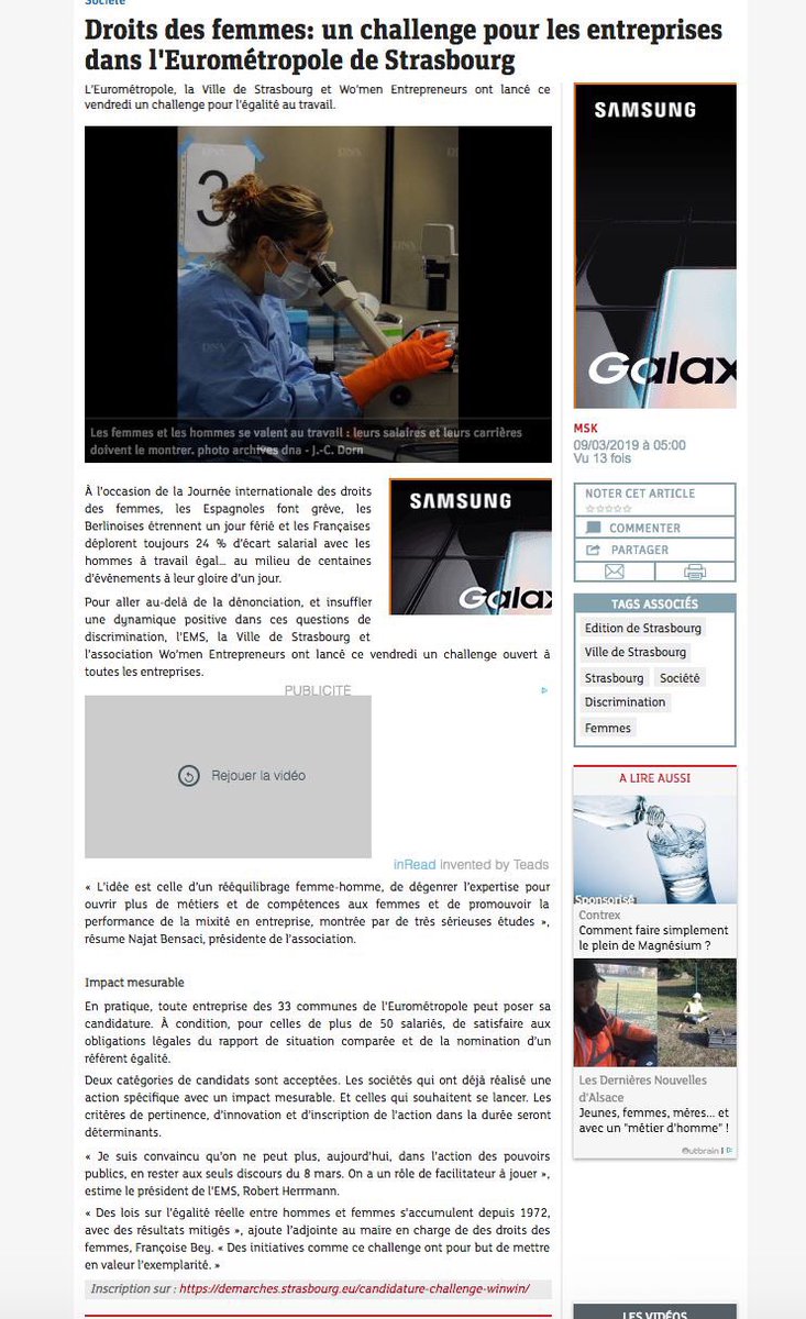 women_entrepre's tweet photo. « Je suis convaincu qu’on ne peut plus, aujourd’hui, dans l’action des pouvoirs publics, en rester aux seuls discours du 8 mars. On a un rôle de facilitateur à jouer », estime le président de l’EMS @rober_herrmann
#WinWinChallenge
https://t.co/f3UhAfynze https://t.co/TM59NX8el3
