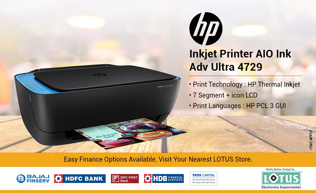 LotusElec's tweet image. Whether you need to print, copy, scan or fax, you have a printer that fits your needs. Enjoy amazing savings without sacrificing anything.
Visit nearest Lotus store today. lotuselectronics.com

#AdvantageUltra #WirelessPrinter #HPInkjetPrinter  #ThinkElectronics #ThinkLotus