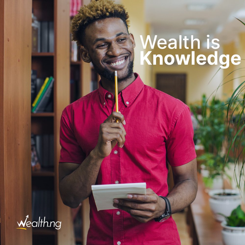 WealthNG's tweet photo. Wealth is much more than the money you have in your bank account or the assets you own. It has various forms and dimensions. An old adage says an investment in knowledge pays the best interest.
#WhatIsWealth #WealthIsKnowledge https://t.co/VvfuBYWwce