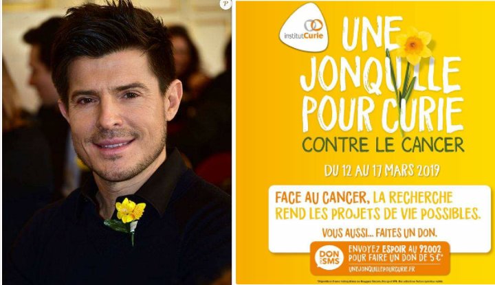 Aujourd'hui a lieu le lancement de #UneJonquillePourCurie avec <a href="/institut_curie/">Institut Curie</a> dont <a href="/vincentniclo/">Vincent NICLO</a> est l un des parrains. Cette année il n est pas présent mais il continue à  se mobiliser et à être solidaire

Pour faire un don
💻 aider.curie.fr/jonquilles/~mo…
📲 Envoyez ESPOIR au 92002