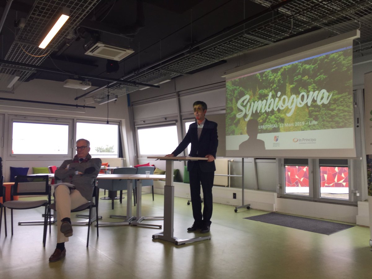 symbiogora's tweet photo. « Les filles naissent dans les roses, les garçons dans les choux et les licornes dans les écosystèmes » Symbiogora Territoire LILLE spécial 3e Révolution Industrielle @UnivCatholille @iauidf @Inprincipo @rev3 aujourd’hui 12 mars à Lille https://t.co/4lVFEttXCs