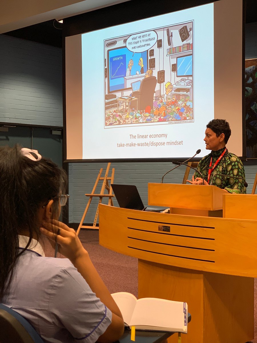 Year 10 embracing the mindset for circularity: purpose, compassion, mastery &amp; abundance. Many thx to The Possibility Project #circularclassroom #unlearning #fashionshouldntcosttheearth