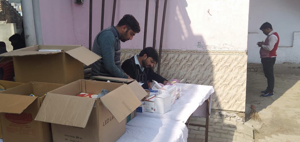 PCFIndia's tweet photo. Marching towards a healthier society, we at PCF organised a health camp at Khichra village in Ghaziabad on 9th March. A total of 162 patients were treated and taught preventive healthcare measures. https://t.co/CL2UKVQkB2