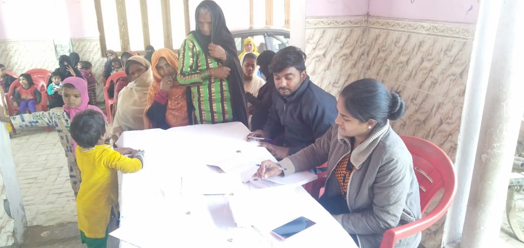 PCFIndia's tweet photo. Marching towards a healthier society, we at PCF organised a health camp at Khichra village in Ghaziabad on 9th March. A total of 162 patients were treated and taught preventive healthcare measures. https://t.co/CL2UKVQkB2