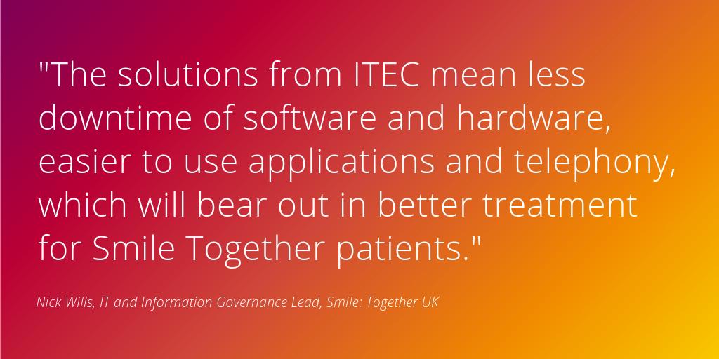 ItecUK's tweet photo. #CustomerStory We worked with @SmileTogetherUK to deliver a bespoke #TechnologyManagedService that helped the #dental #socialenterprise check up more patients and promote excellent #oralhealth -- find out how with a 1-2-1 chat @CornwallBizShow https://t.co/FM3DQV8IC6 https://t.co/8TLfJHkKtP