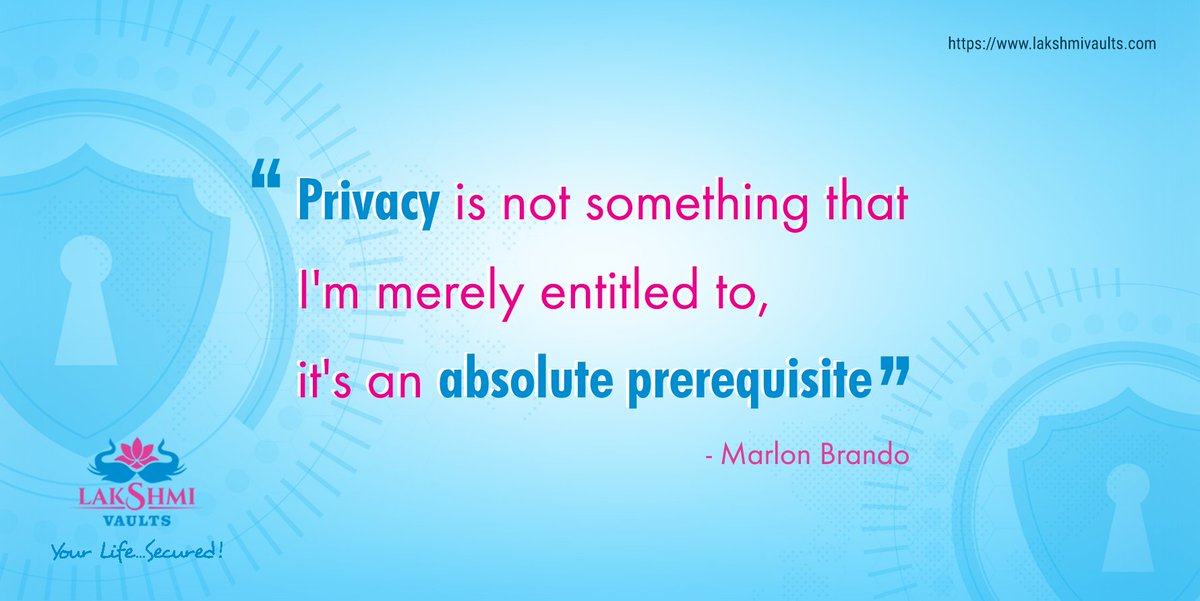 LakshmiVaults's tweet photo. How are you going to secure your valuables?
Lakshmi Vaults app is a simple and powerful solution to protect the privacy online.
Download app here..
App Store: https://t.co/1iJ6BV3oHu
Google Play: https://t.co/g72uDLevoc
#privacy #passwordmanager #LakshmiVaults #LV #dataprivacy https://t.co/aR8VdvEXZW
