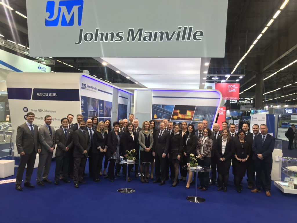 JohnsManville's tweet photo. The JM team awaits you at #JECworld2019. At your service! #WeAreJM #JMexperience https://t.co/2sR2eVaxJ0