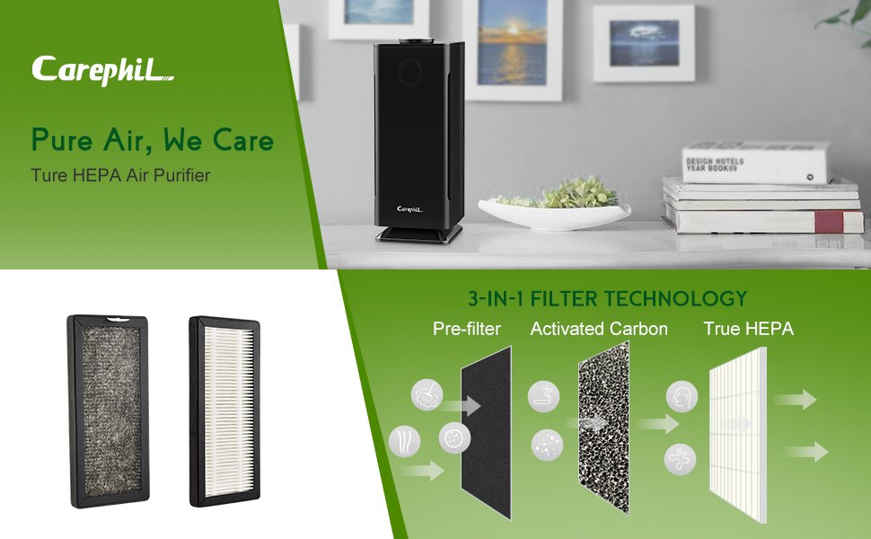 Easy control with only one button but does the job well. It could stand or lay down it's all up to you.
#airpurifier #petodor #petdander #aircleaner #cleanair #freshair #wellness #health #airfilter #airfiltration #amazon #amazondeal #carephil #life #lifestyle #healthcare