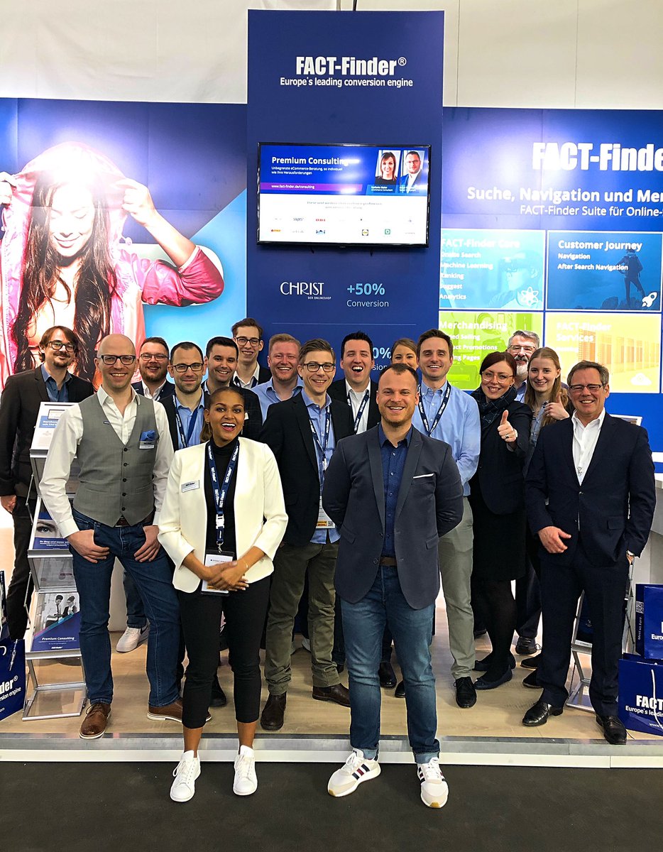 LuciaWaehlisch's tweet photo. Hallo Müchen. Wir @fact_finder &amp; @webweit freuen uns auf die zwei spannende Tage auf der #iwexpo19. Halle C6, Stand B017 😊#personalisation #search #predictivebasket #recommendation #premiumconsulting #merchandising #ABtesting #onsitesearch #MachineLearning #ecommerce https://t.co/kN5kBmEaJ6