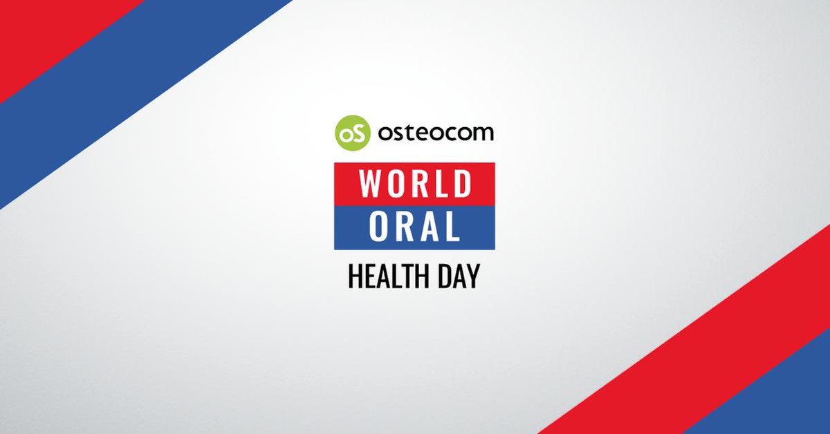 OsteocomES's tweet photo. Desde 2007, gracias al establecimiento de un día que se centra en la higiene y el control oral, la atención de salud oral ha sido un tema de gran preocupación en todo el mundo.
Juntos celebramos el #WorldOralHealthDay el 20 de marzo.

#osteocom #WOHD19 https://t.co/ZAws4R1mYS
