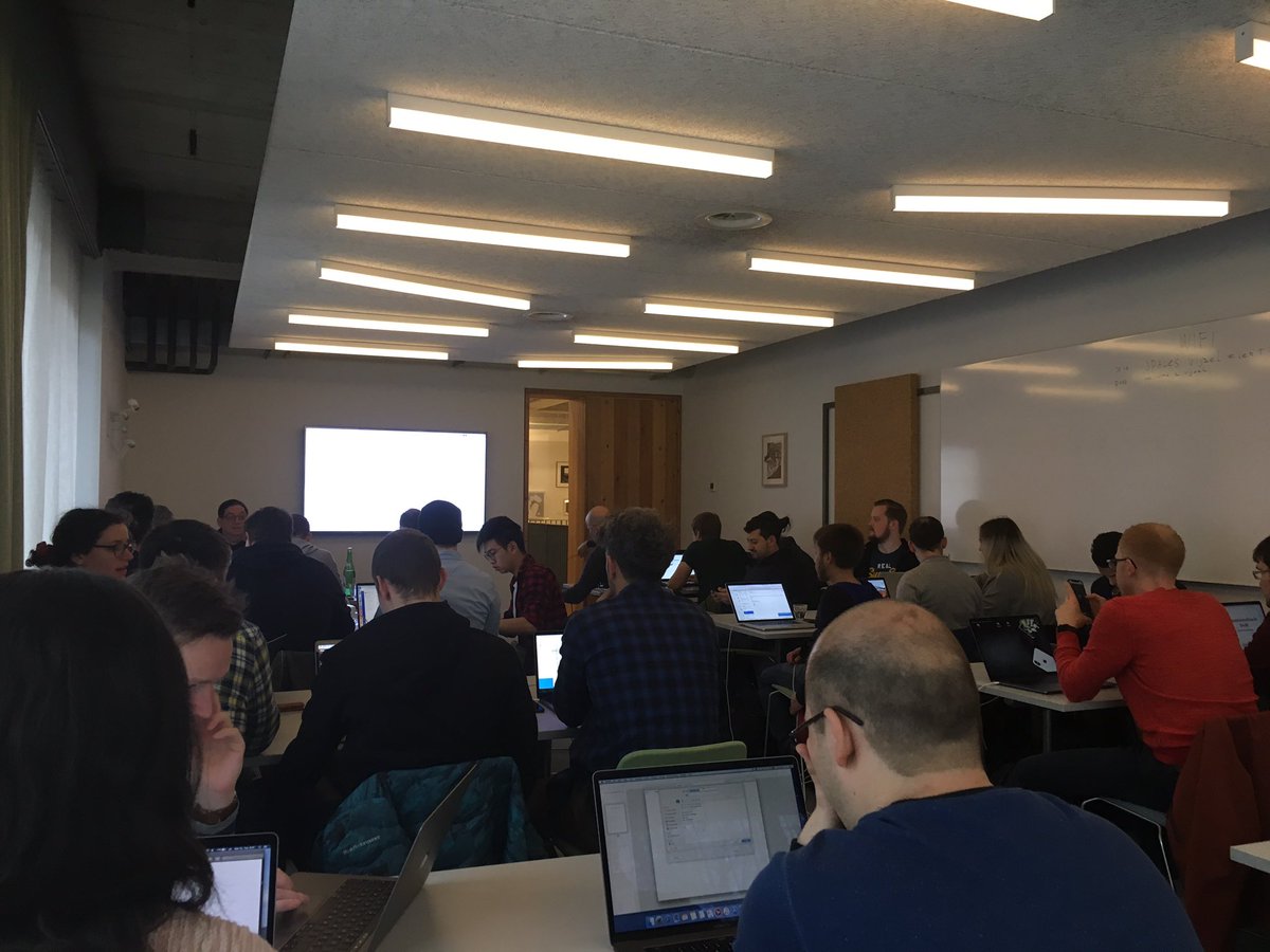 aba_engineering's tweet photo. First training day starts! 🚀 Functional Core in a Shipping App @AppdevconNL #AppdevconNL #SwiftLang https://t.co/2oz94MPeZ2