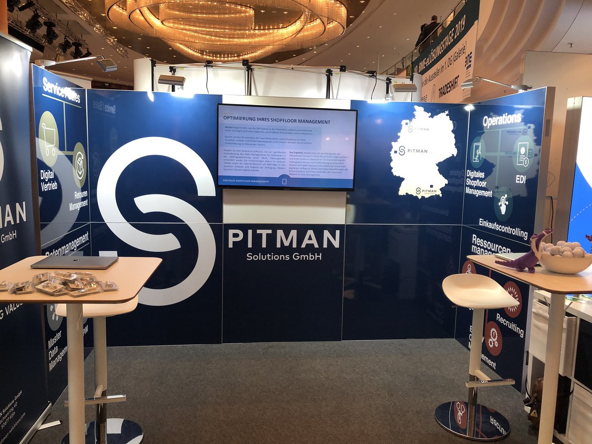 DIASoftware's tweet photo. Es ist Messezeit! Gemeinsam mit unserem Parter #PITMAN machen wir dir die nächsten zwei Tage die #BMELösungstage unsicher. Digitalisierung ist realisierbar, wir zeigen ihnen WIE! https://t.co/jYdIgiwtOI