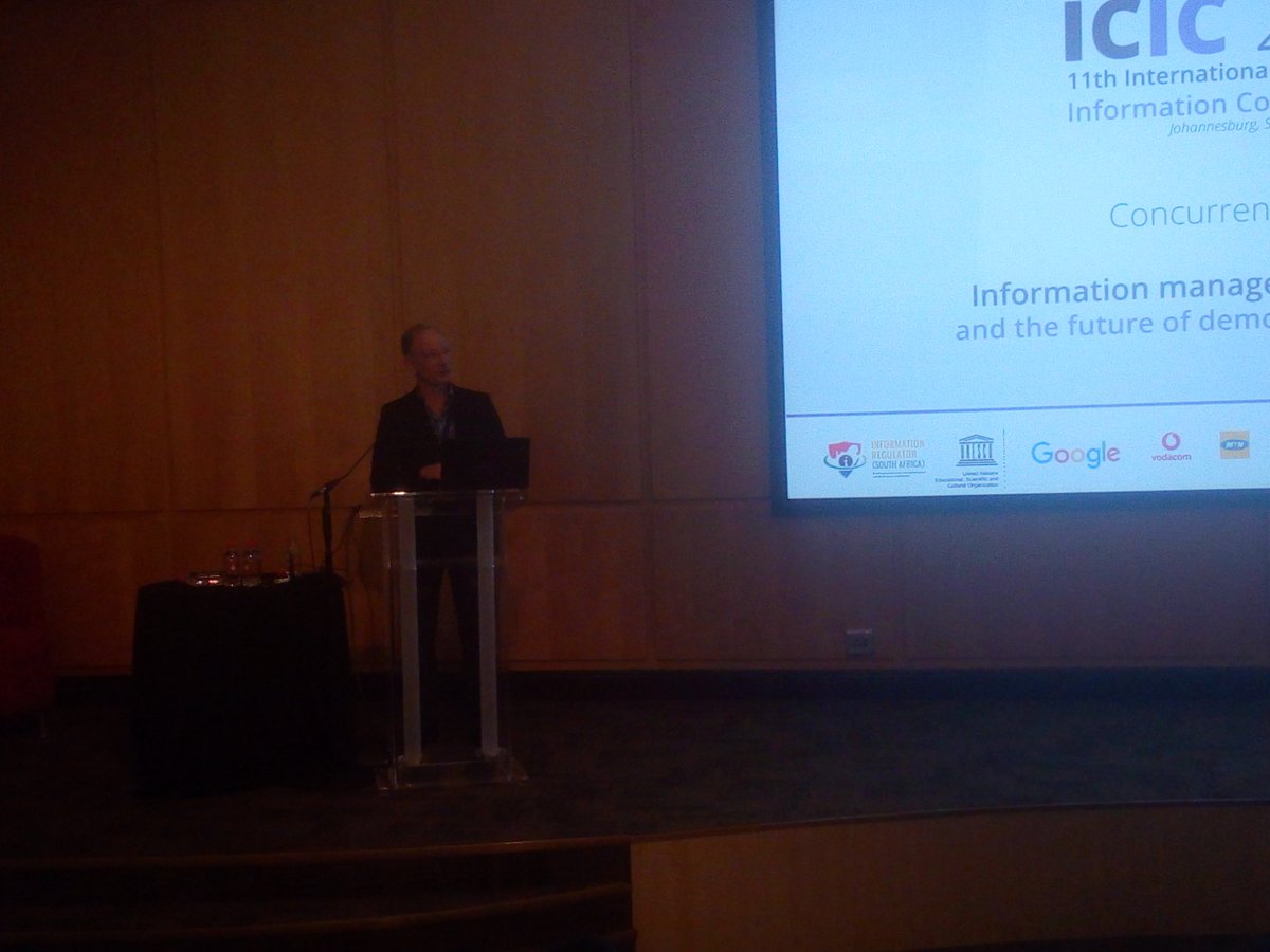 tonyalfredk's tweet image. Peter Fleischer (Counsel-Google) sharing on the 'Right to be forgotten' which was passed for EU, but now French government is insisting that once the content is taken down, it has to be global.

 Very strange persepective from France #ICIC2019