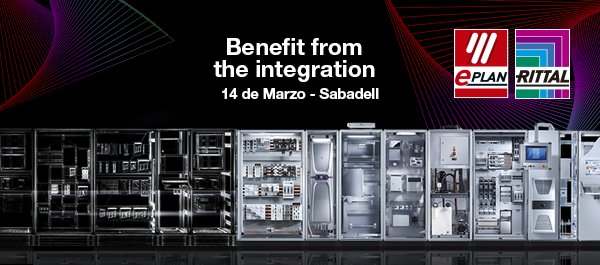 Jornada “Fabricación Eficiente de #cuadroseléctricos con Eplan y Rittal”, que organizamos junto con <a href="/EPLAN_ES/">EPLAN ES</a> este jueves en Sabadell.
Un evento en el que explicaremos los beneficios de la integración de los procesos de ingeniería y fabricación. #eplanrittalintegration