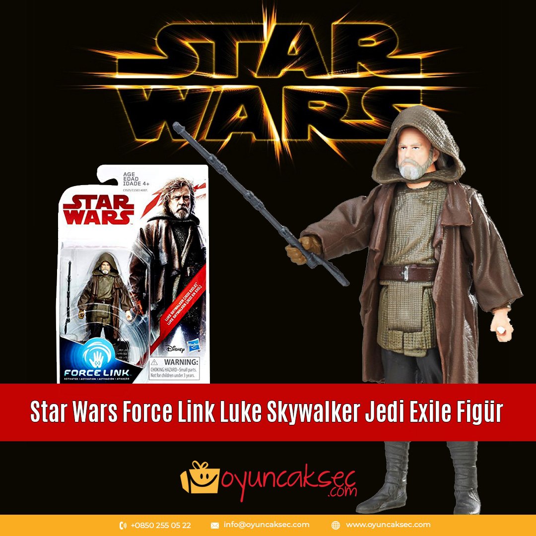 Hasbro'nun yeni interaktif oyun sistemi Force Link ile artık ‘Güç’ senin de elinde! İncelemek ve sipariş vermek için ow.ly/rqun30o0FoN linki ziyaret ediniz...
<a href="/OyuncaksecCom/">Oyuncaksec.com</a> #oyuncak #starwars #interaktif #oyun #sipariş #online