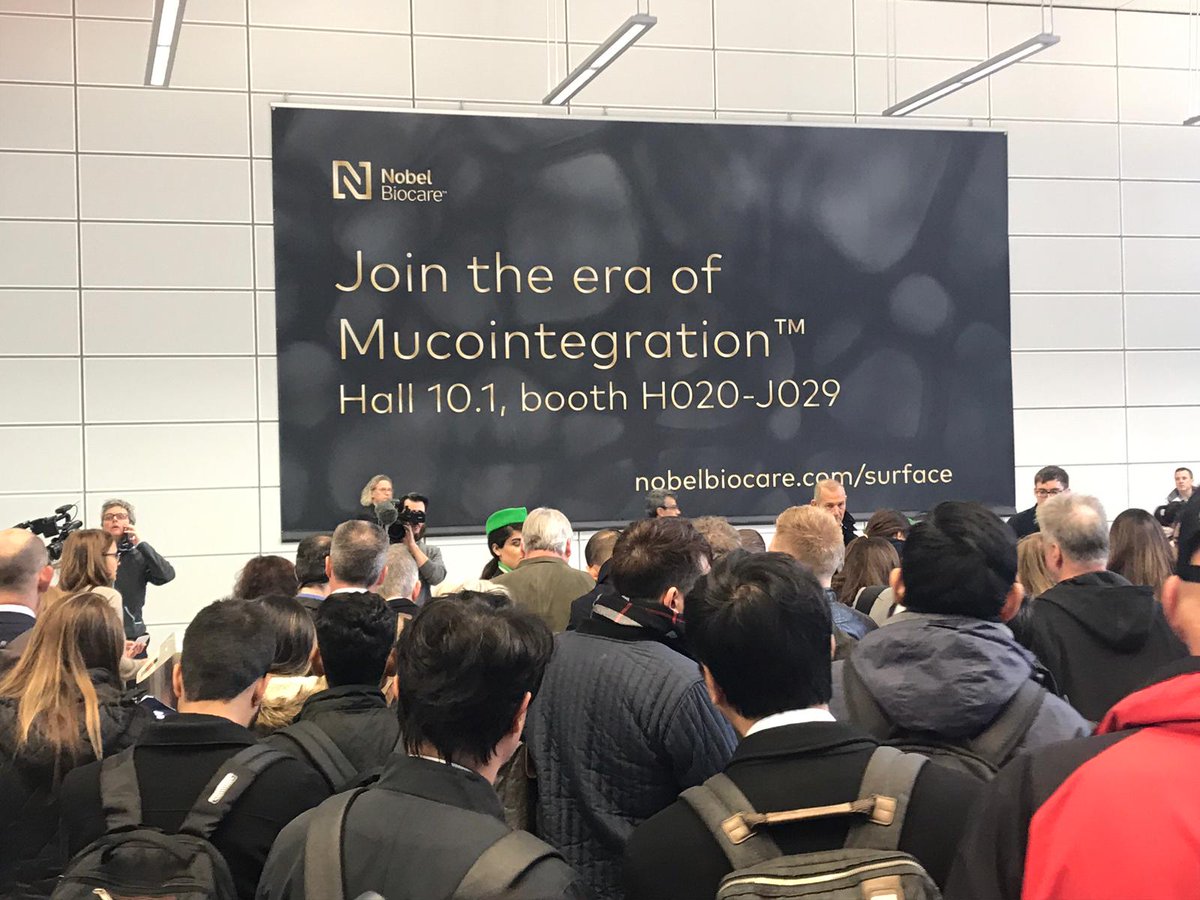 nobelbiocare's tweet photo. Welcome to #IDS2019! The time has come: join us in the Mucointegration™ era #IDSCologne #IDS #Xeal #TiUltra https://t.co/2XuwNUpWOo