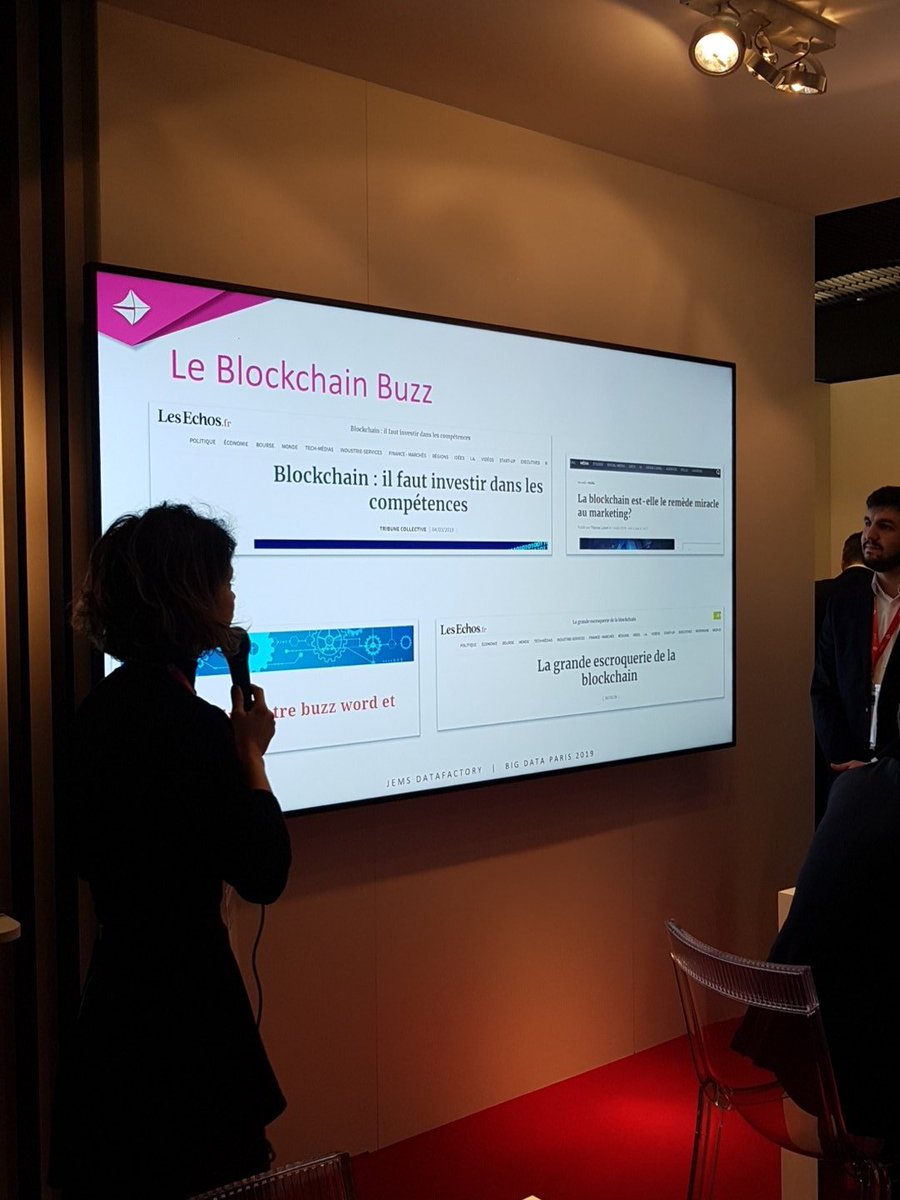 jemsgroup's tweet photo. [EVENT] @bigdataparis 

#Mini #Conference #SpeedChain #Blockchain commence 

Rendez-vous sur le stand A20 ! https://t.co/m6PvFQcPH1