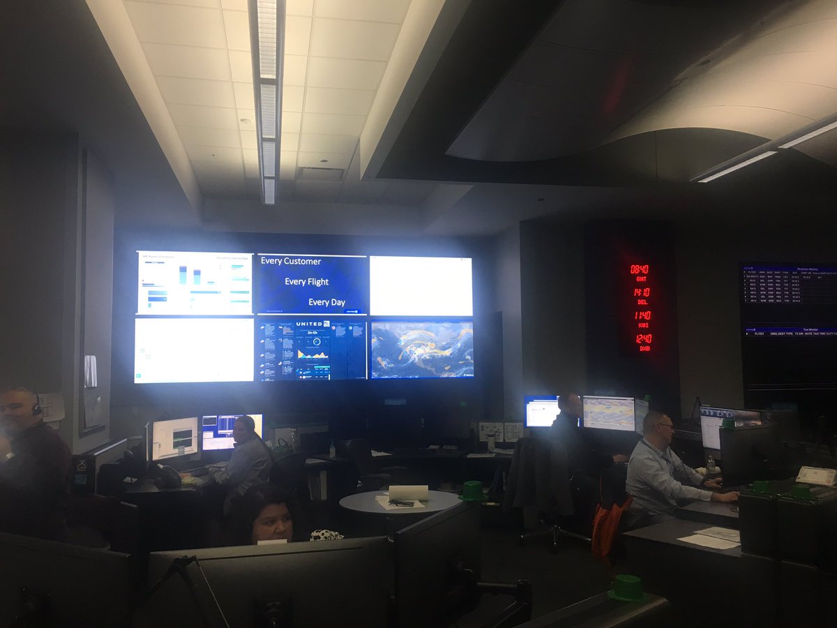 AJPratt1980's tweet photo. It’s Flight O’Clock somewhere! #CustomerServiceSolutions Team members working hard overnight to support our international stations and to set up the domestic operation for success in the morning. Every Customer, Every Flight, Every Day! @KimKerrCSS @weareunited #CSSUnited #24-7 https://t.co/15eA6e99ze