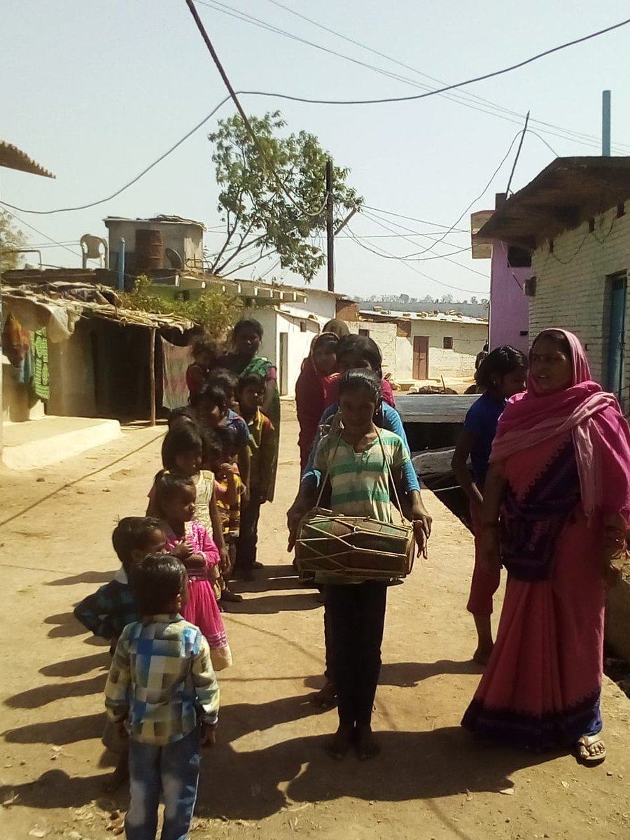 Viveksbppanna's tweet photo. "Poshan Pakhwada" celebration, across entire district of Panna, Madhya Pradesh, People celebrated the Annaprasan in every Anganwadi Centers @@SPreraks @mpwcdnnm #PoshanPakhwada #PoshanAbhiyaan #MPPoshanPakhwada https://t.co/qnT3L9PQW6