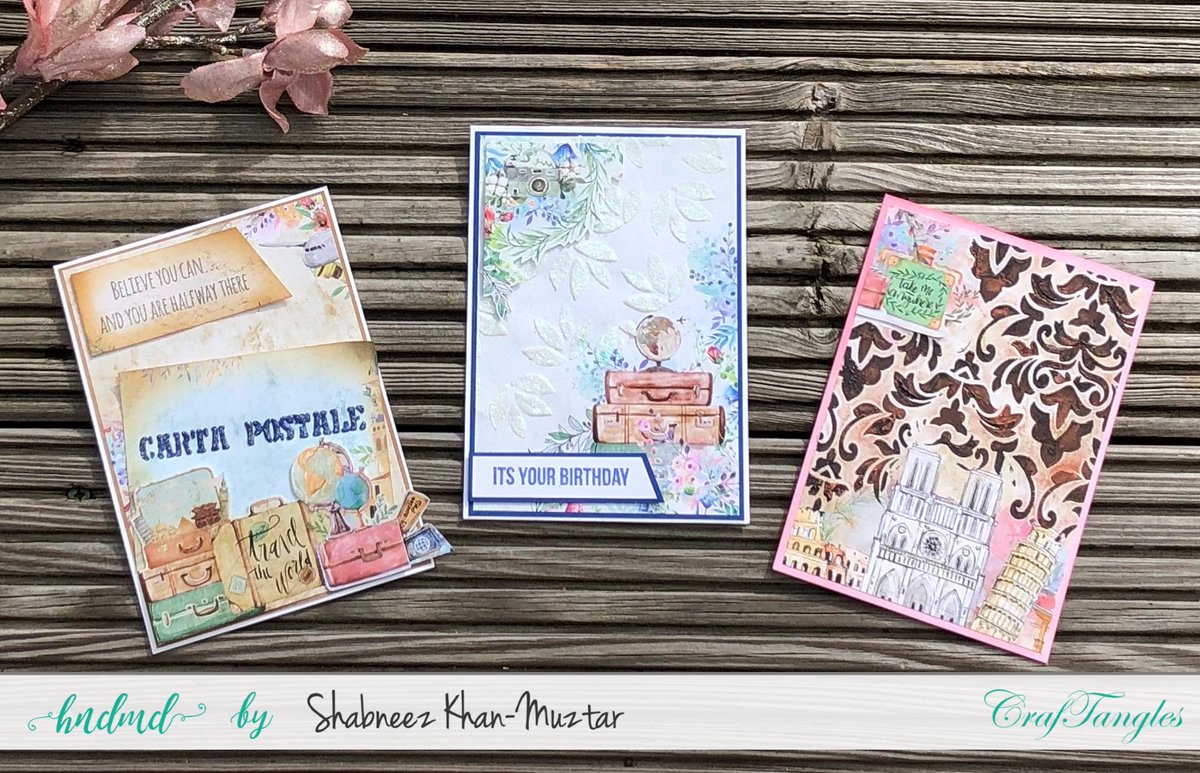 simplyshabneez's tweet photo. Happy Tuesday!
New blog post showcasing the fresh wanderlust paper pad by CrafTangles. More details here: https://t.co/rEIapk3VN0 #craftangles #blogger #craftblogger #wanderlust #paperlover #cardmaker #stencils #glimmerpaste #artwax https://t.co/bHVyd5k2sG