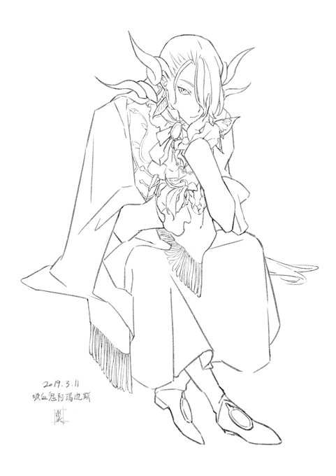 線稿の練習
デウスとサリリ 
