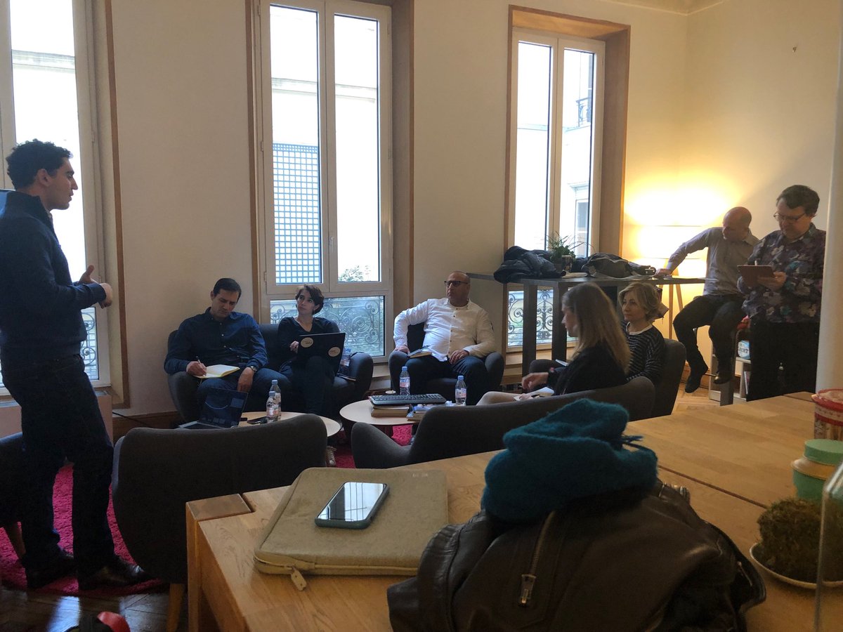patamiel's tweet photo. Nice talk with ⁦@julienhobeika⁩ CEO ⁦@juliedesk⁩ : improving schedule meetings with IA &amp; helping sales force to improve their productivity. Tks Julien ! Host today by ⁦@AlloMedia⁩ 🙏 #insead #cedep https://t.co/WQRH7eQlax