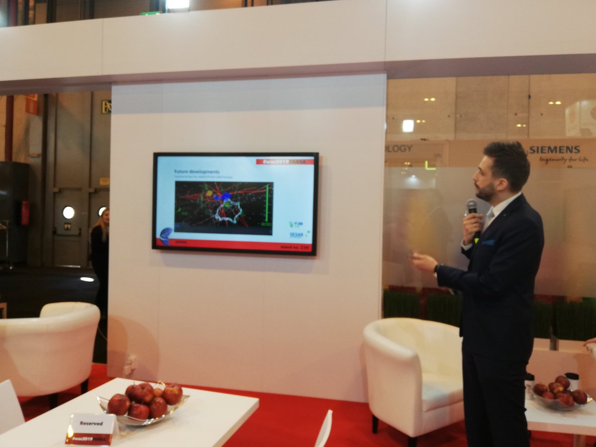 Łukasz Godlewski presents future of Airspace Management @ #WorldATM #wac2019pansa