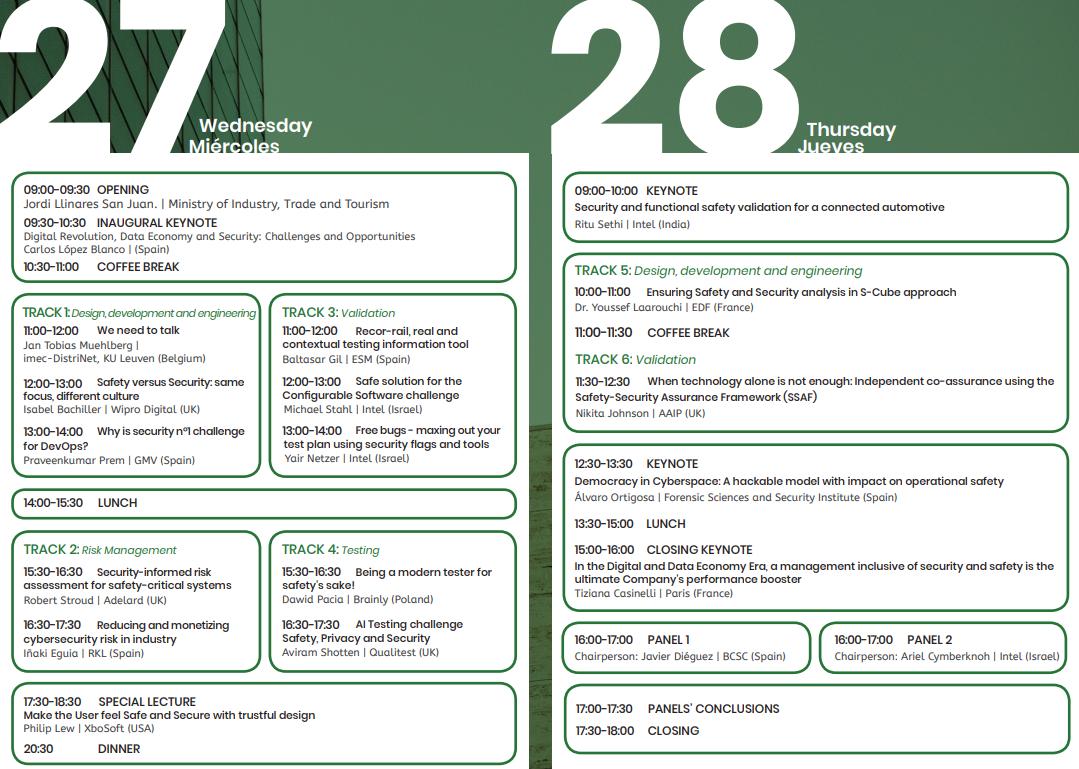 The <a href="/redborder/">redborder</a> team is getting ready for the first edition of QA&amp;TEST #Safety and #Security organised by <a href="/sqsspain/">SQS Spain</a> . Here’s the outstanding program! 
📍Where: Círculo de Bellas Artes, #Madrid
🗓️When: March 27-28, 2019
Register now at goo.gl/LNgiDq