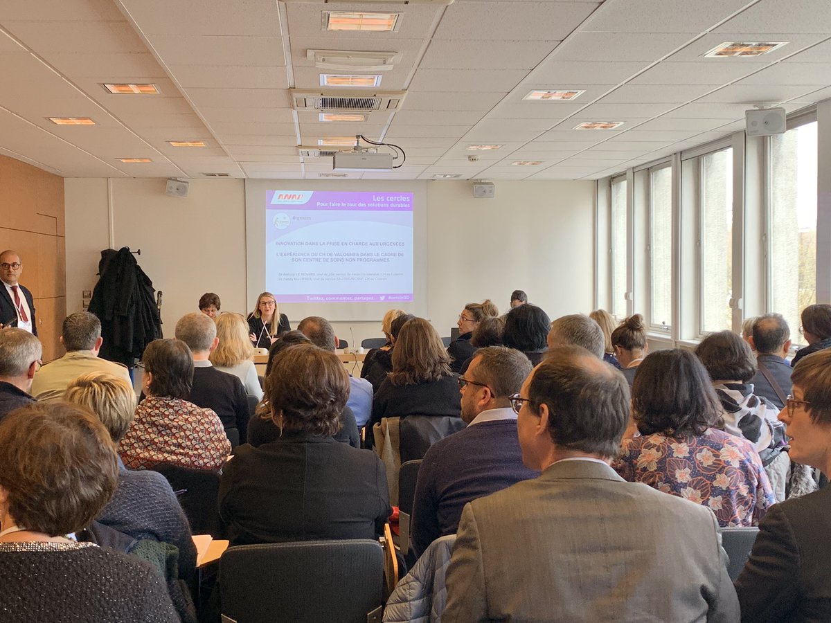 anap_sante's tweet photo. [#cercleSD] "Un Centre de soins non programmés n'est pas un service d'#urgences mais un centre de consultations proposant un avis médical rapide aux personnes dont l'état de santé s'est dégradé". Retour sur l’usage &amp; l’utilité du #CSNP de Valognes @CHPC50 https://t.co/QF1t28EkGB