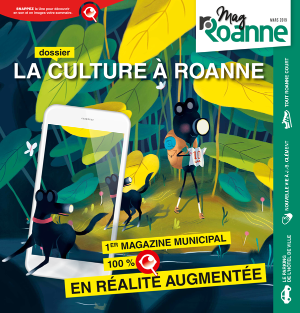 C’est une 1ère en France ! 
Le magazine municipal de #Roanne a été conçu 100% en Réalité Augmentée par le service communication de la Ville.
Une expérience inédite pour les Roannais, avec un contenu vidéo, son et photo très riche. #compublique #collterr,
aggloroanne.fr/actualites-pag…