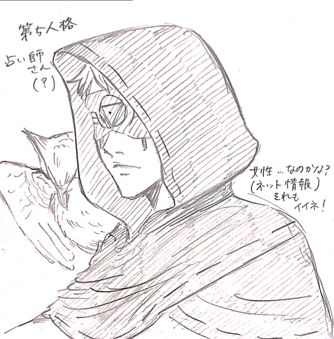 【作品の内容知らないけど、気になってる人達を勝手に描いた】
第五人格。ヒプマイ。風強。
名前すら正確に知らない…… 
