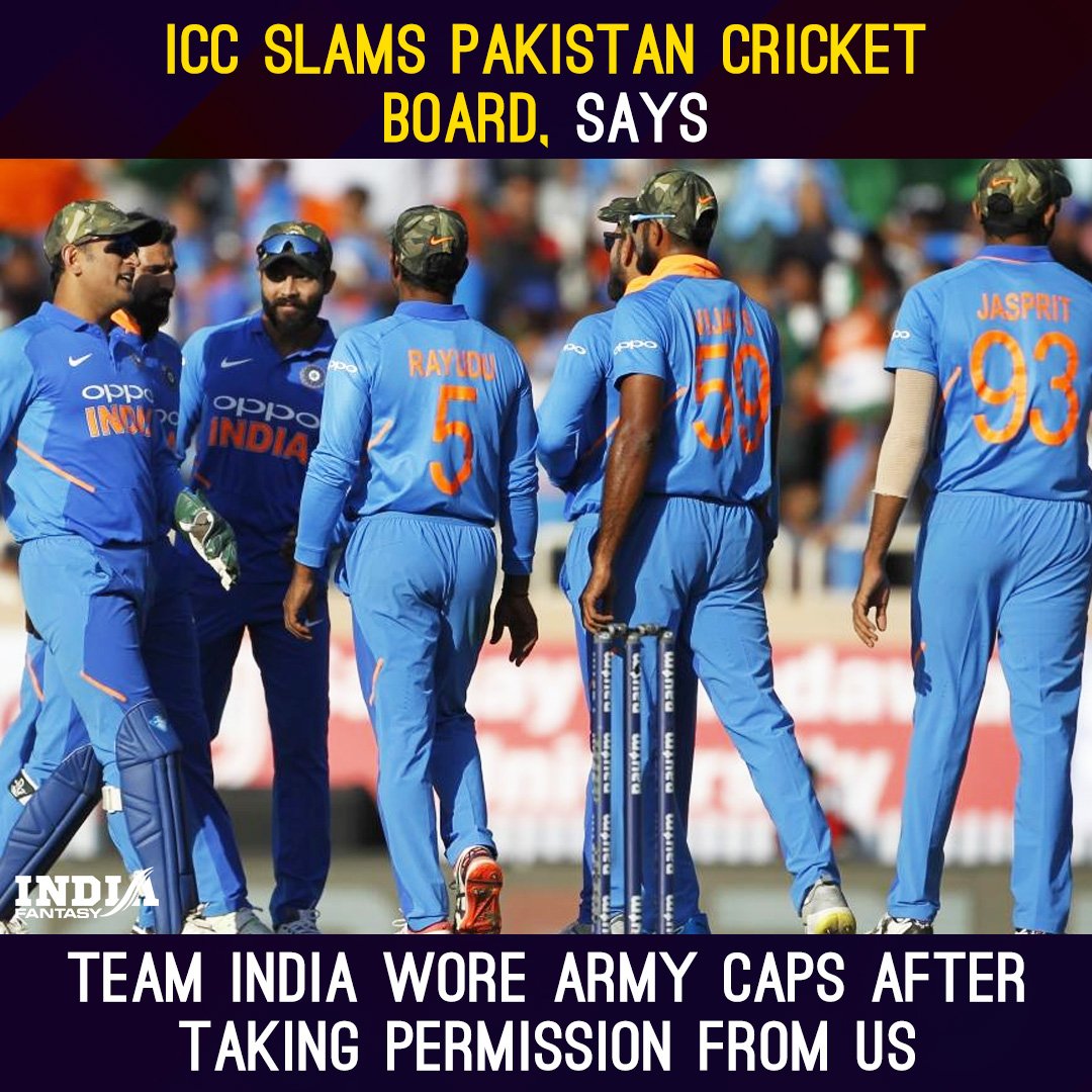 india_fantasy's tweet image. Pakistan got backfired by #ICC. #IndianArmy #ArmyCaps