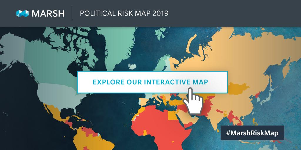 Marsh Political Risk Map Marsh On Twitter: "Assess Your Organization's #Politicalrisk Exposure With  @Marshglobal's Political Risk Map 2019. Explore Country, Political,  Economic, And Operational Risk Scores And Analysis For More Than 200  Countries: Https://T.co/Vedlccgnm2 ...