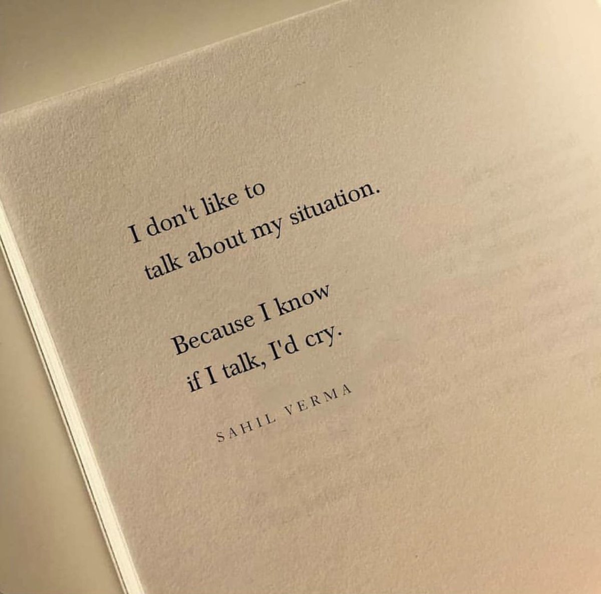 it hurts to talk about it