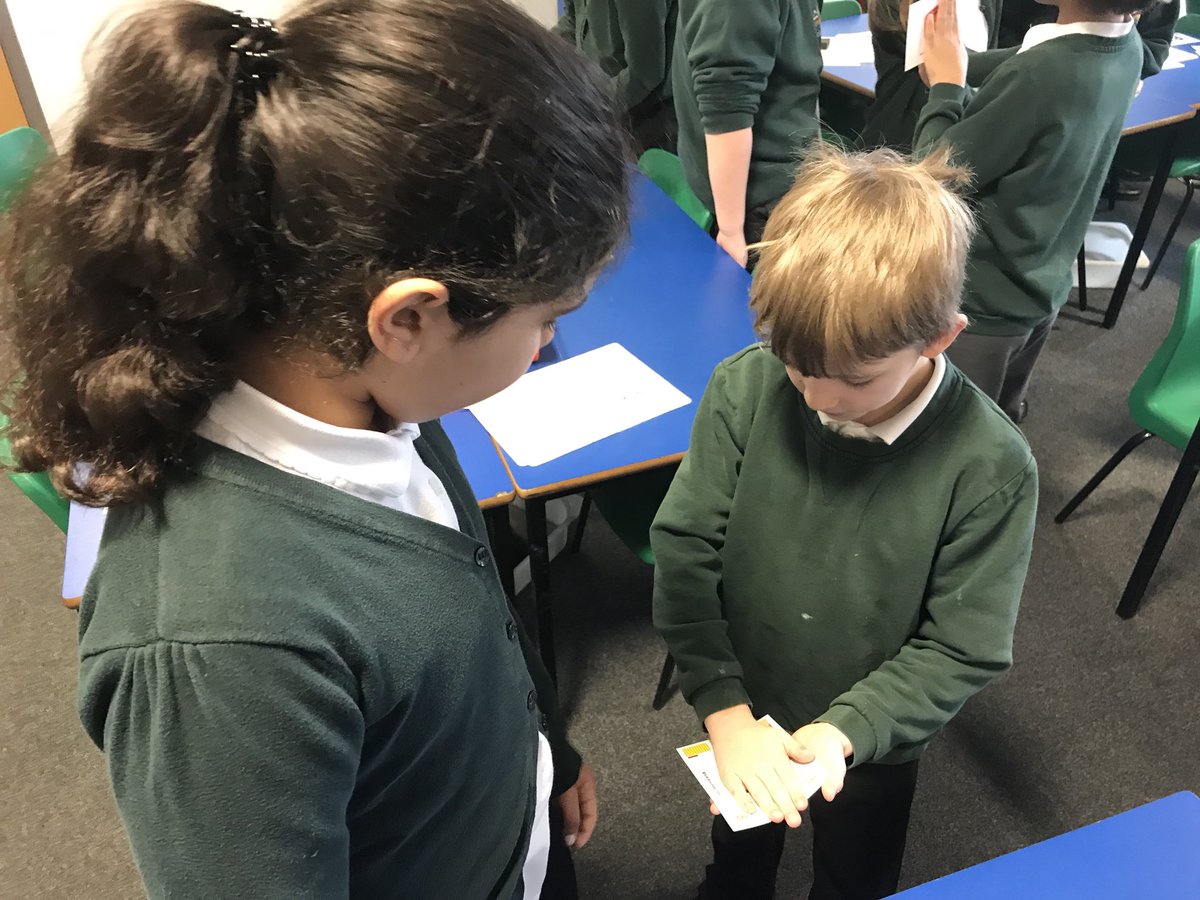 TGPS_NorthLincs's tweet photo. Year 4 are working with each other using @senseofnumber reasoning cards to test their times tables and reasoning. #TGPSYear4 #TGPSMaths #TGPSResourceful #TGPSTeambuild @NumberFunDave https://t.co/xCr25lhmWm
