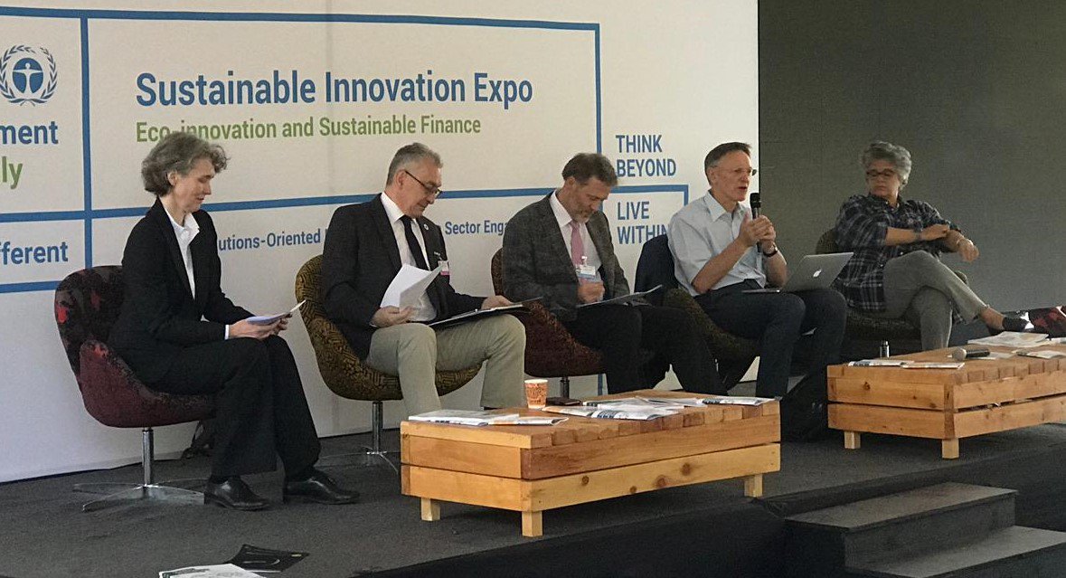 UNEPIRP's tweet photo. Packed house and lots to say at launch of Global Resources Outlook 2019 at #UNEA4. Read #GRO2019 here: https://t.co/LVeqOjihOA. #resrouceefficiency #sustainability #GRObusiness https://t.co/2n5QWarjLE