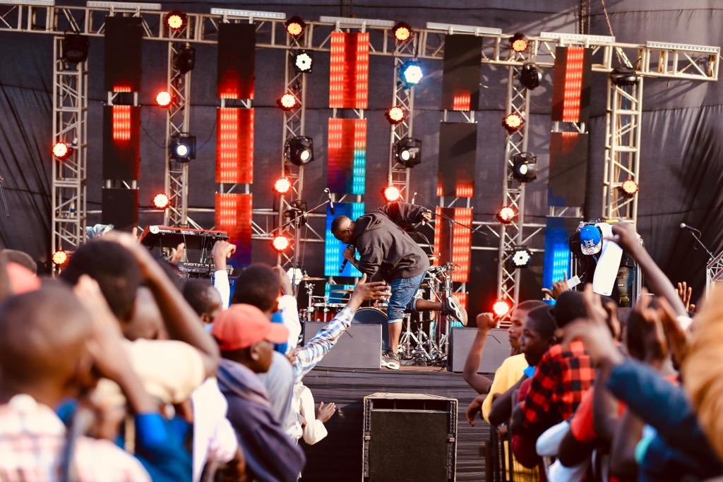 Rising young stars entering People right now at the #GirlsFest19 in Kabale Stadium..... we ve just started 🤩