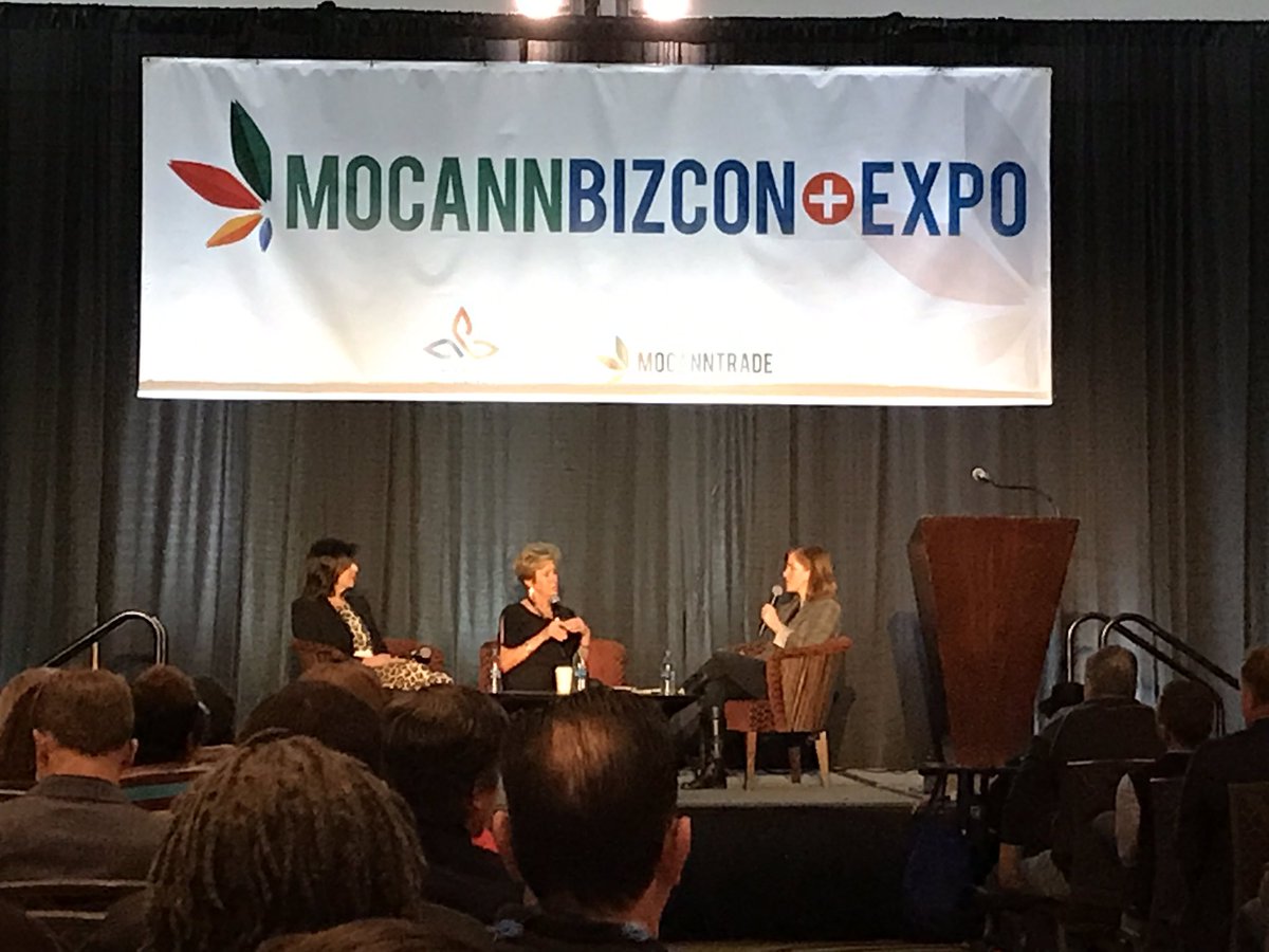 Great panel of impressive women #Entrepreneurs in the #cannabis industry at #mocannbizcon in #Stl