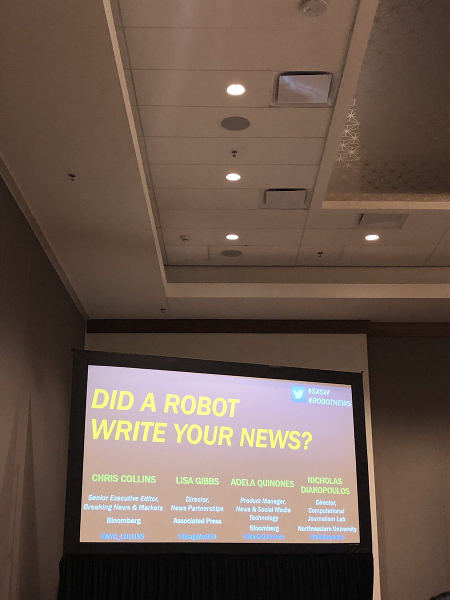rafaelsbarai's tweet image. A @bloomberg produz, por semana, 1.000 conteúdos por meio de robôs, determinados por uma série de interesses do consumidor final #robotnews